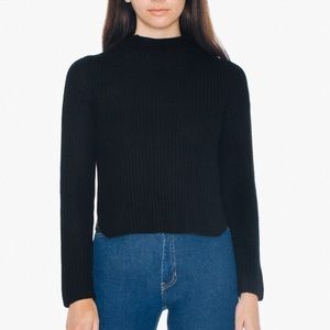 American Apparel Black Knit Sweater